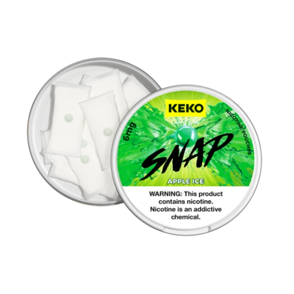 KEKO SNAP Nicotine Pouches Apple Ice 6mg 464