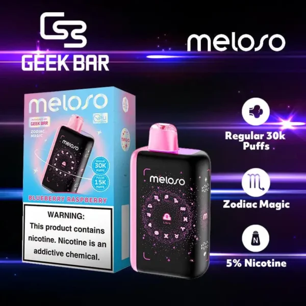 geek bar disposable vape blueberry raspberry geek bar meloso bar 30000 disposable vape 5 30000 puffs 35514781270127 1